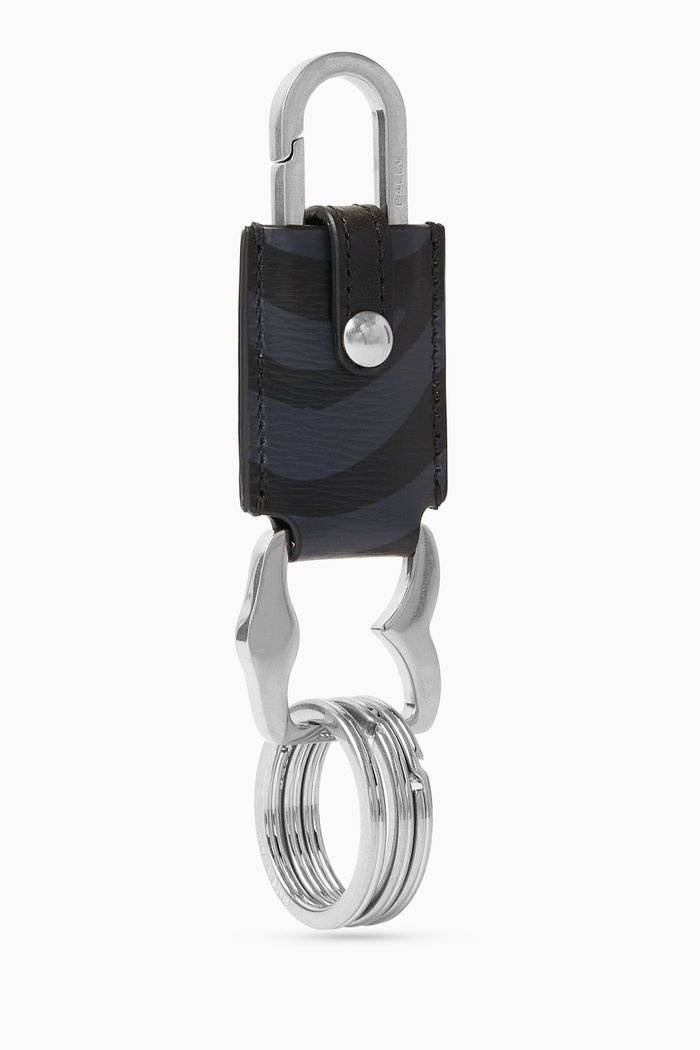 

Key Holder in Leather, Blue