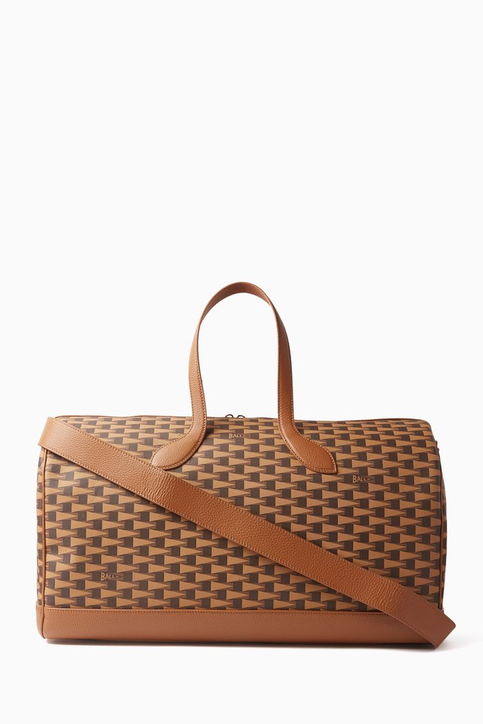 

36 Hours Pennant Weekender Bag in TPU & Leather, Multicolour