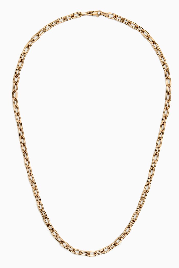 

Italian Chain Link Necklace in 14kt Yellow Gold