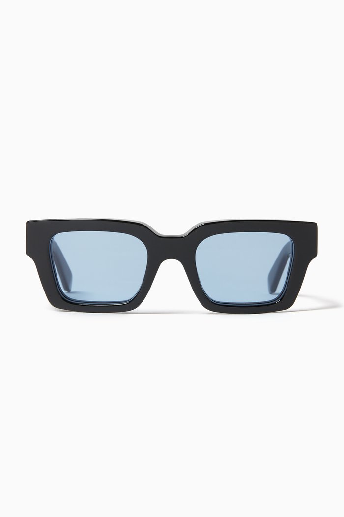 

Virgil Square-frame Sunglasses in Acetate, Blue