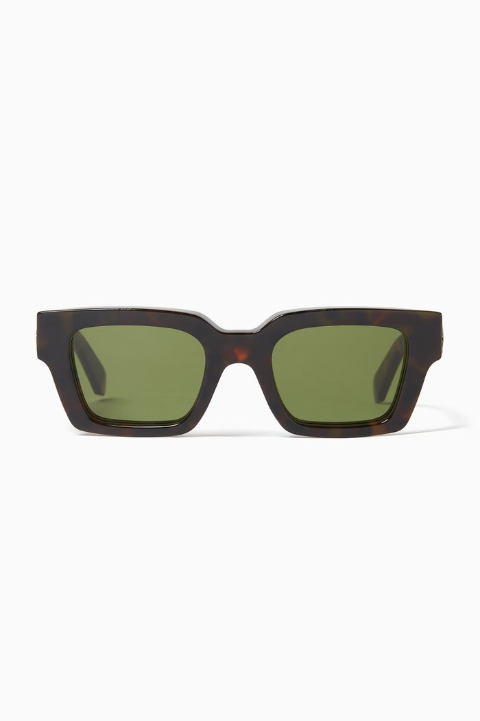 

Virgil Square-frame Sunglasses in Acetate, Brown
