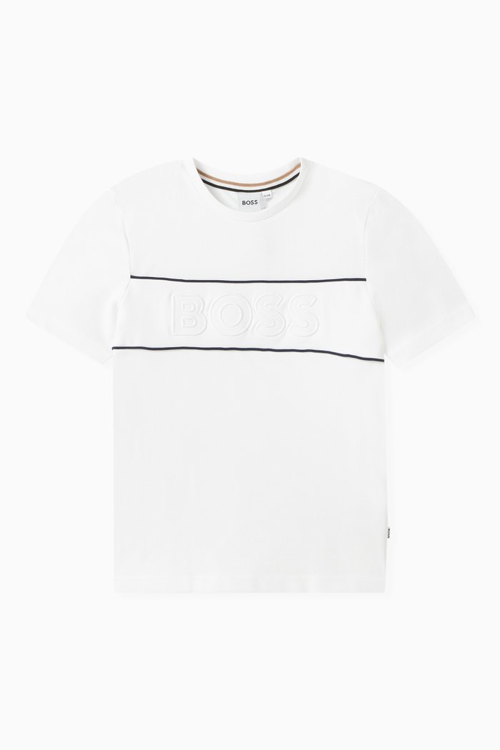 

Logo-embroidered T-shirt in Cotton Jersey, White