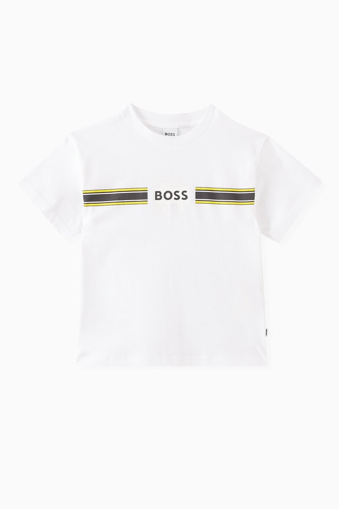 Logo T-shirt in Cotton, White