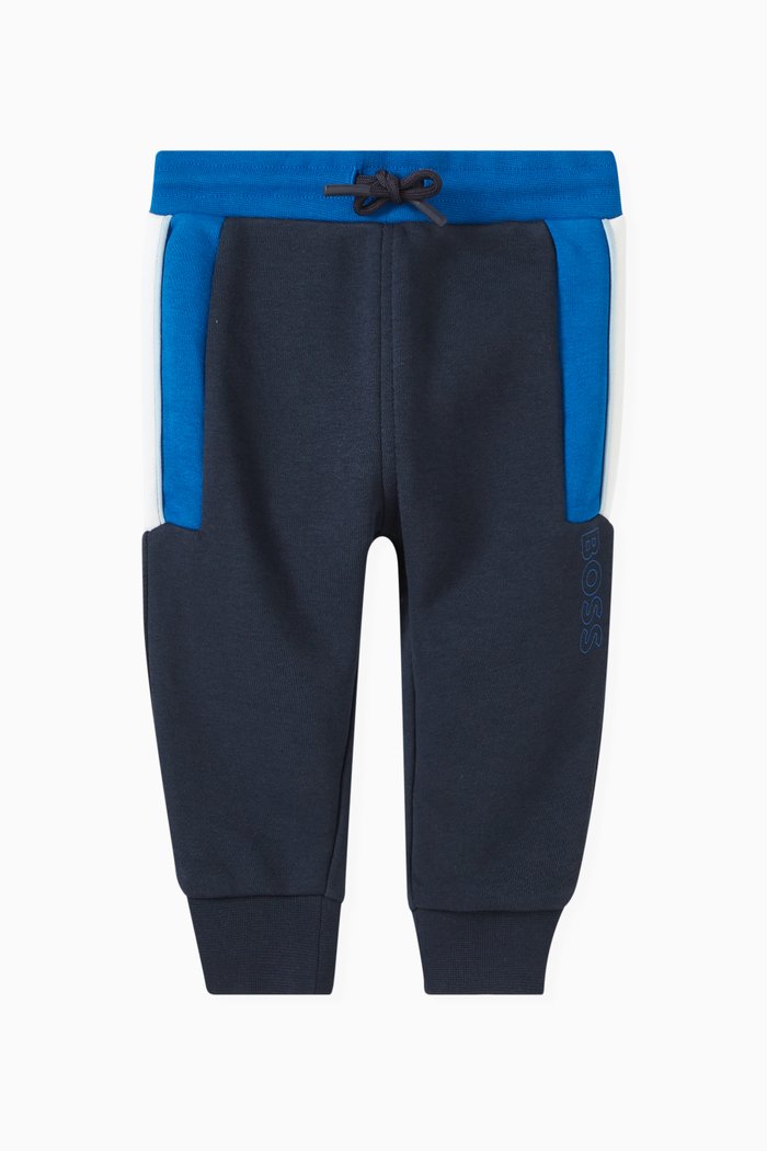 

Logo Sweatpants in Cotton Fleece, Blue