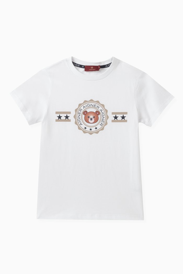 

Logo-print T-shirt in Cotton-jersey, White