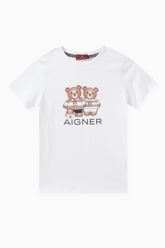 

Logo-print T-shirt in Cotton-jersey, White
