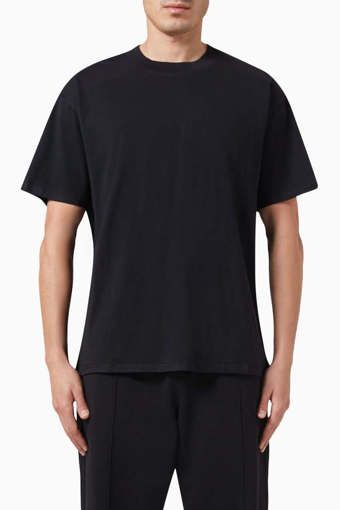 

Intial T-shirt in Cotton-jersey, Black