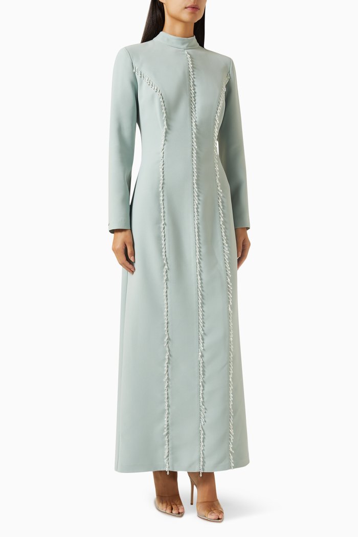 

Milera Beaded Maxi Dress, Green