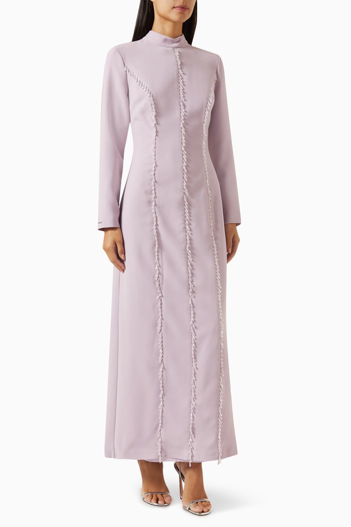 

Milera Beaded Maxi Dress, Purple