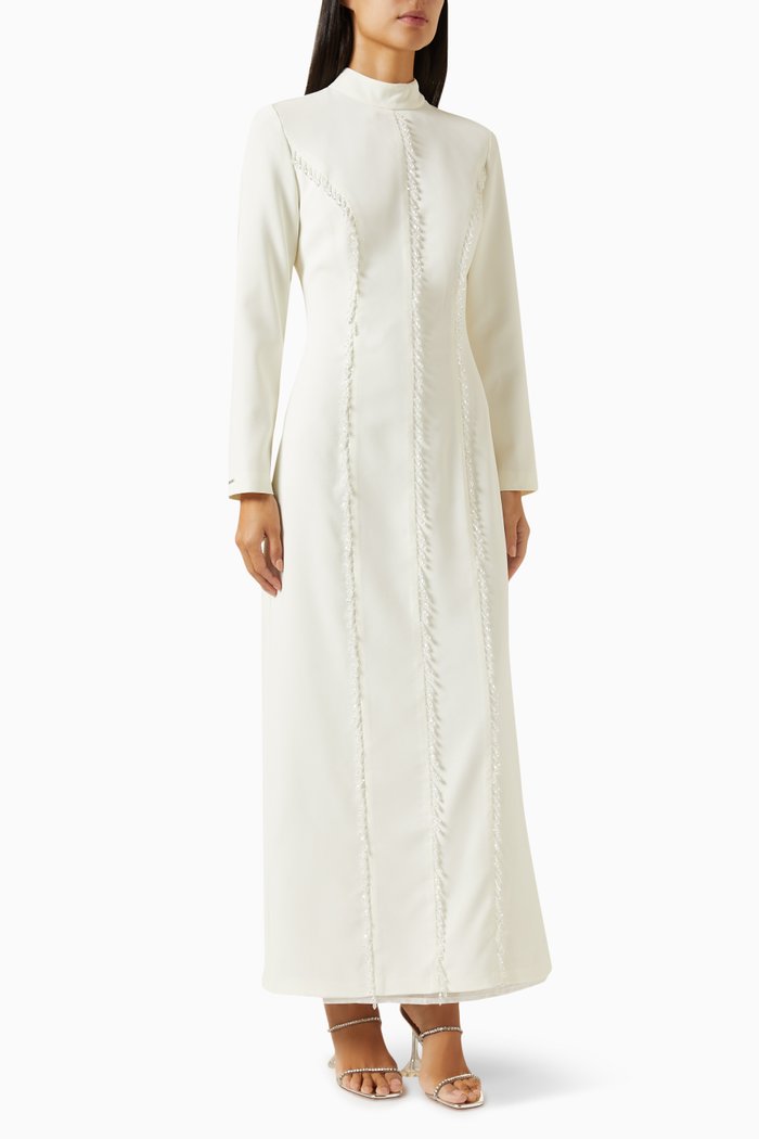 

Milera Beaded Maxi Dress, White