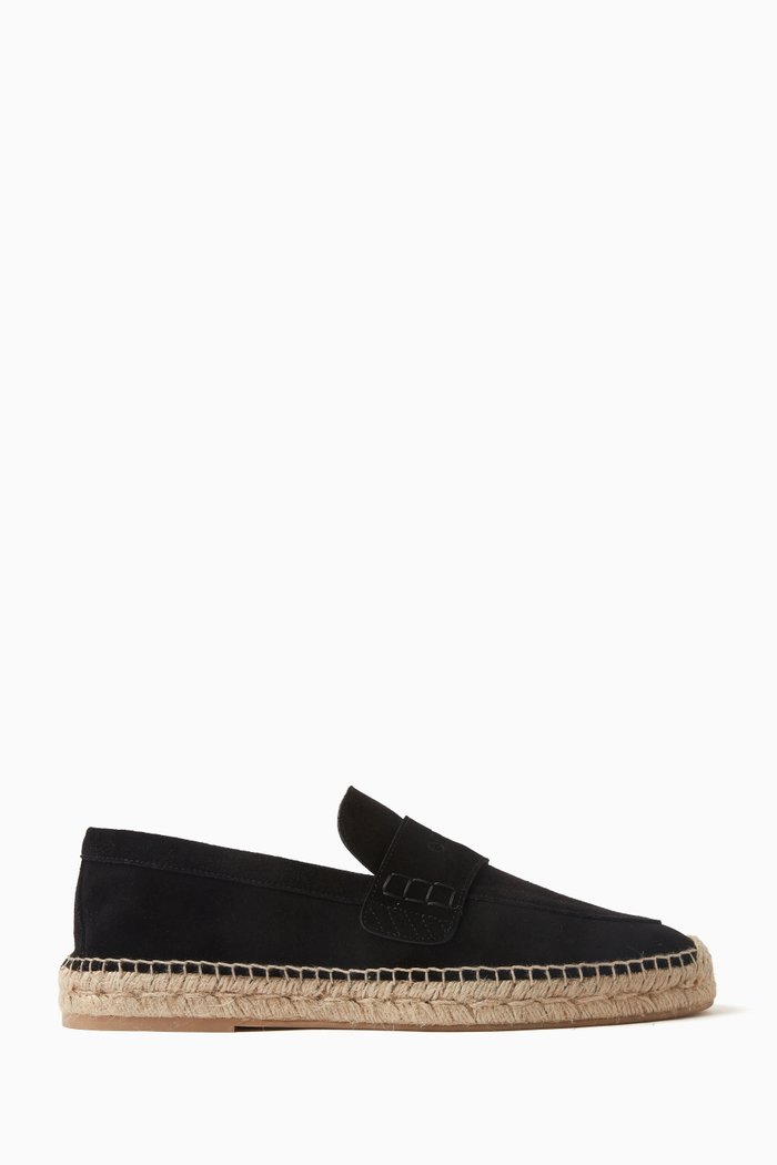 

Bidarette Espadrillas in Suede, Black