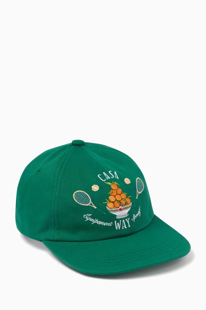 Casa Way Cap in Cotton, Green