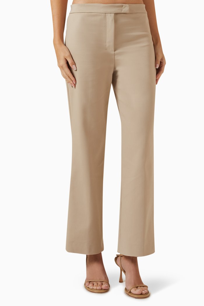 

Conico Pants in Stretch Cotton Blend, Neutral