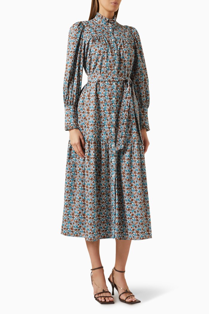 

Timoteo Dress in Cotton, Multicolour