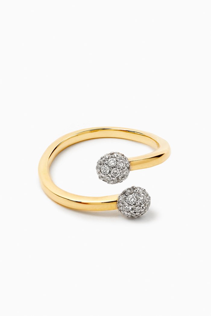 

Pavé Diamond Ring in 10kt Gold, Yellow