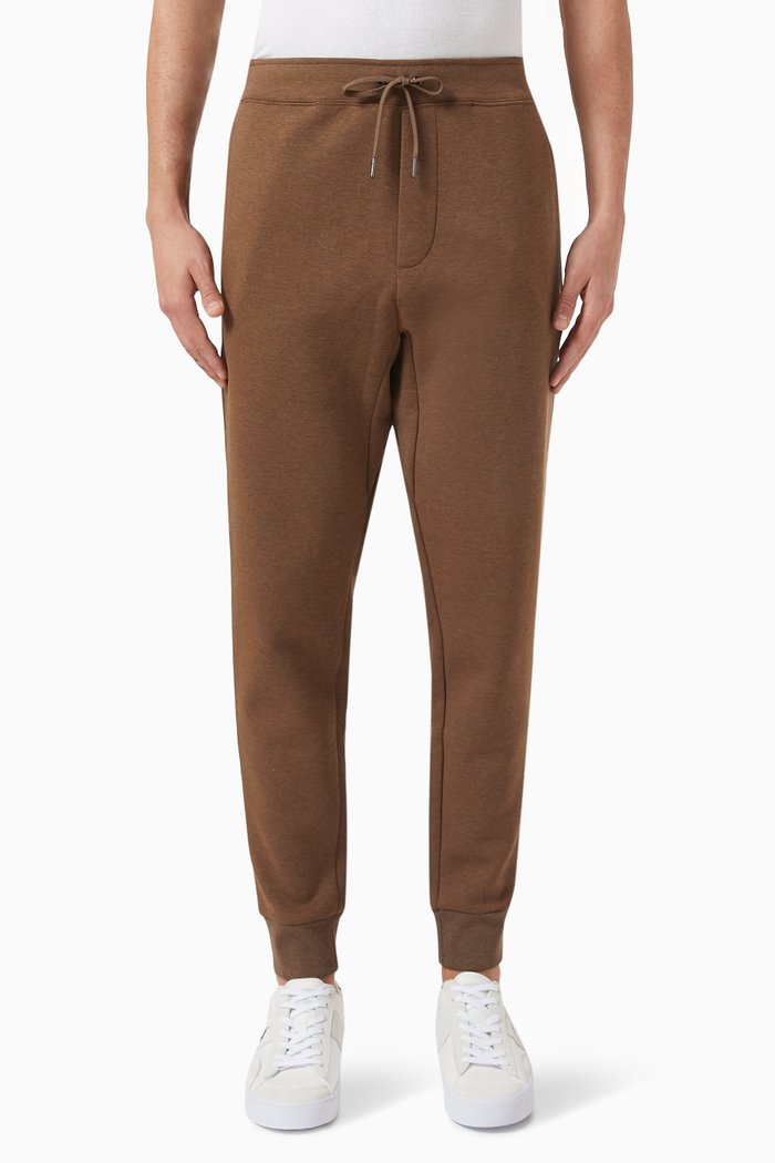 

Logo JoggerPants in Cotton Blend Jersey Fleece, Brown