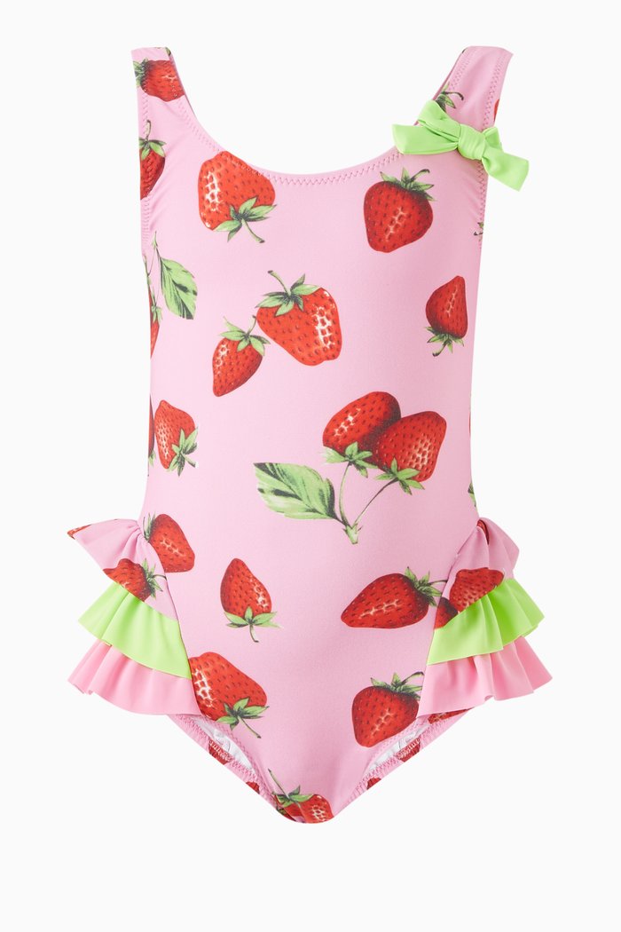 Cara Swimsuit in Polyamide, Pink