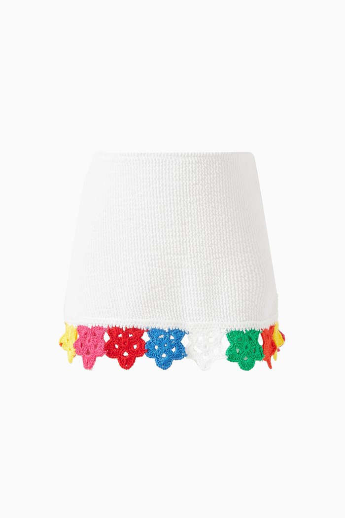 

Sonna Mini Skirt in Polyamide, White