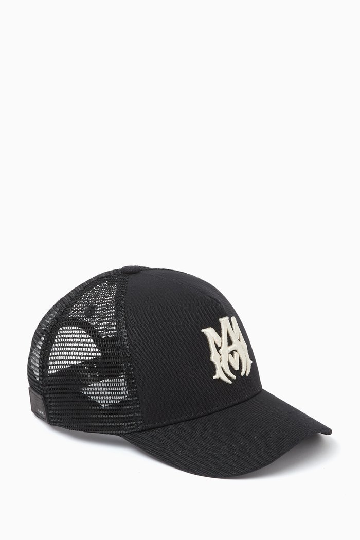 

MA Trucker Hat in Cotton, Black