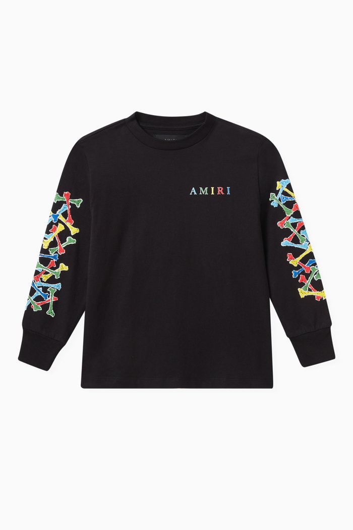 

Graphic Logo Sweatshirt in Cotton, Black