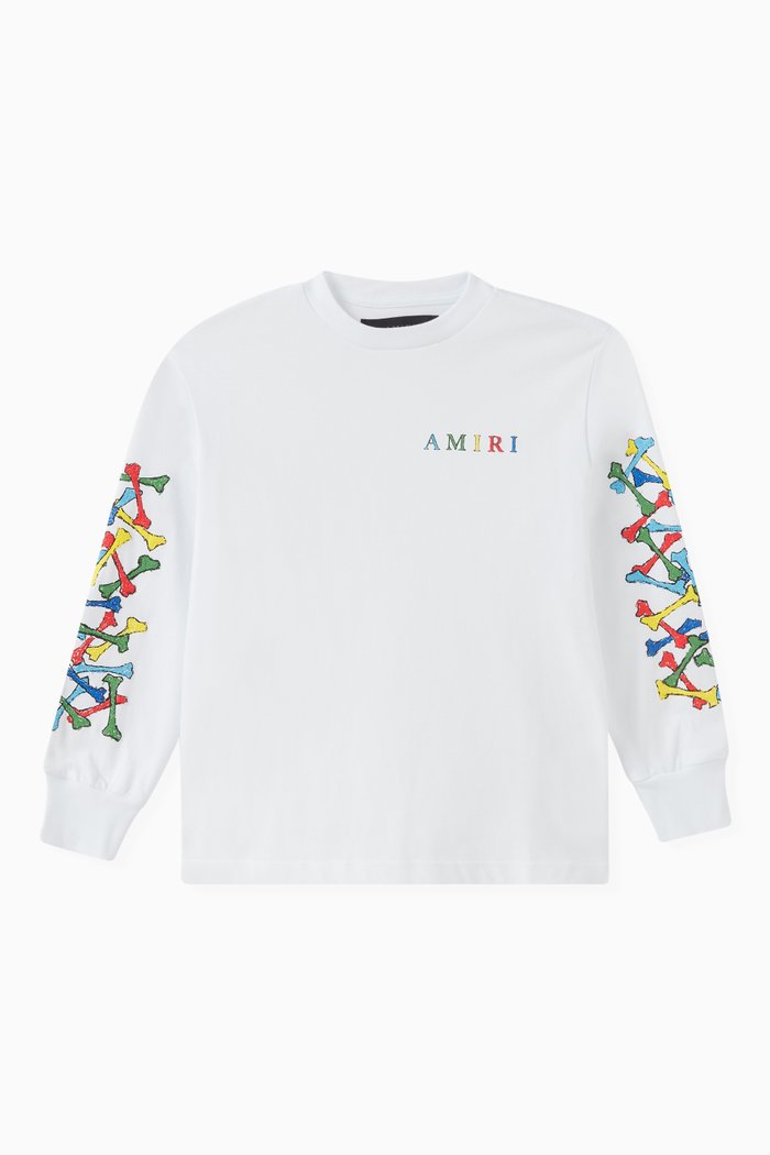 

Graphic Logo Sweatshirt in Cotton, White