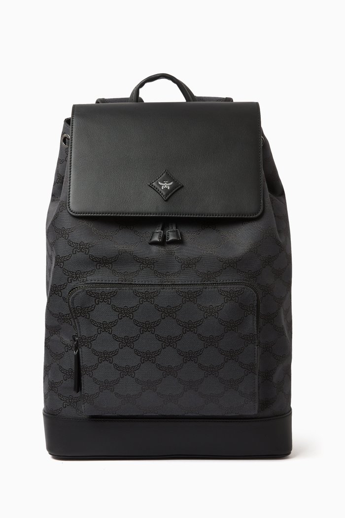Lauretos Backpack in Canvas, Grey