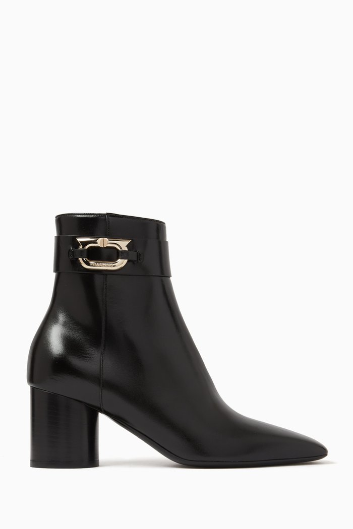 

Placinda 60 Boots in Leather, Black