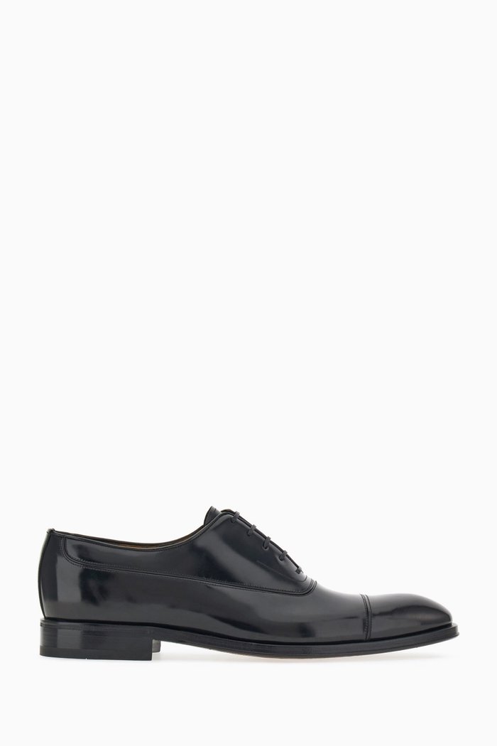 

Fermin Oxford Shoes in Leather, Black