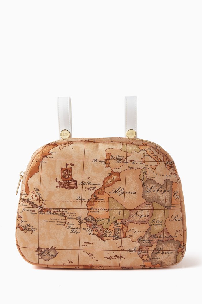 

Geo Map Baby Changing Bag, Orange