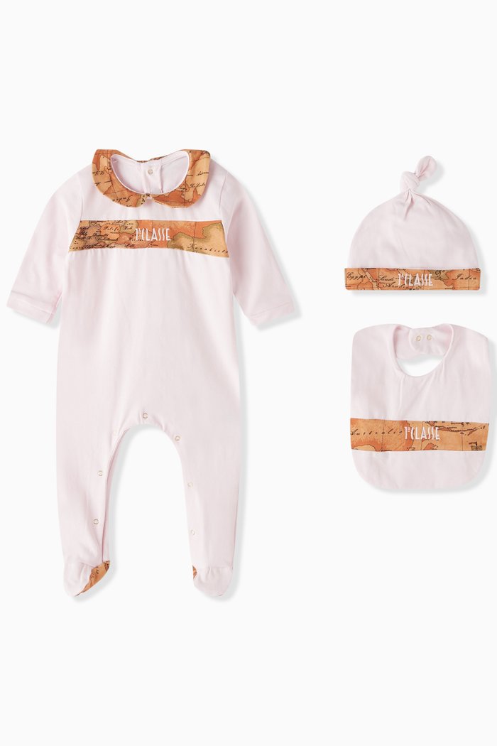 

Sleepsuit Gift Set in Cotton, Pink