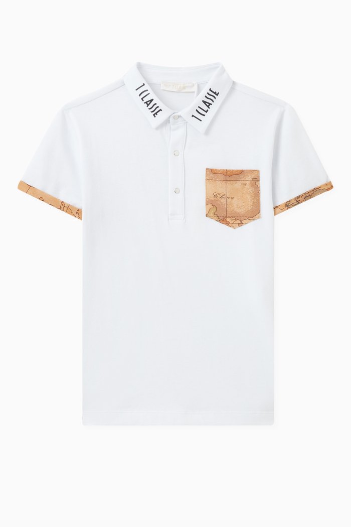 

1a Classe Polo Shirt in Cotton, White