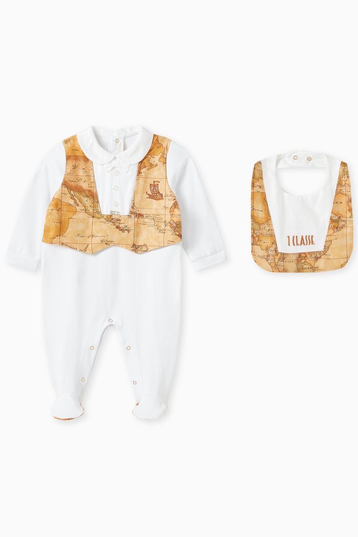 

Geo Classic Sleepsuit Gift Set in Cotton Jersey, Orange