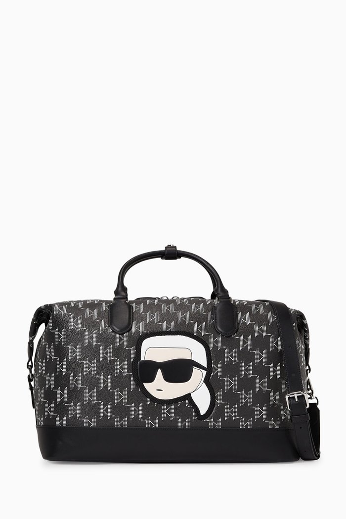 

K/Ikonik 2 Weekender in Faux Leather, Black