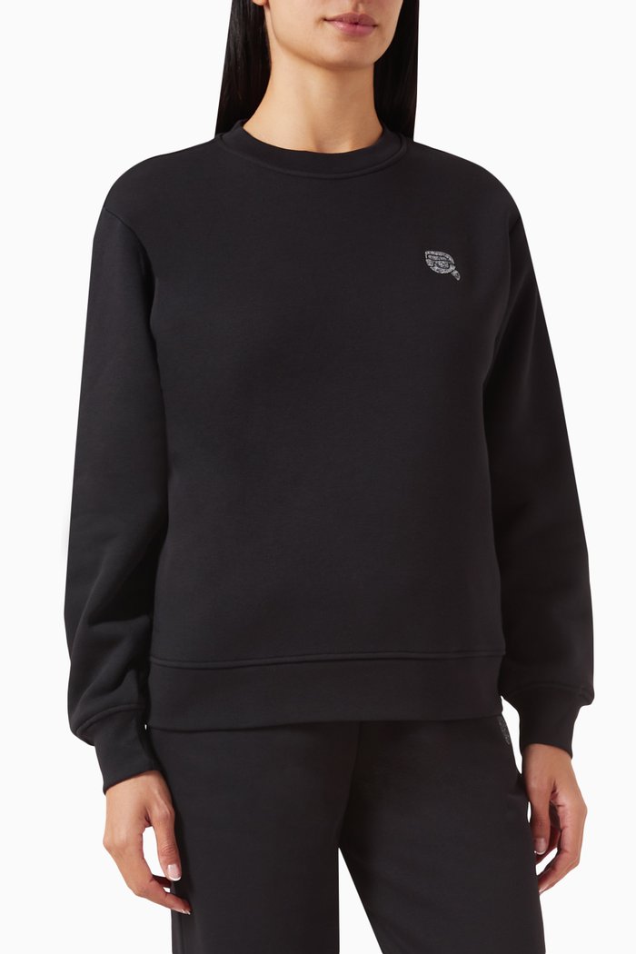 

Ikonik 2.0 Glitter Sweatshirt in Jersey, Black