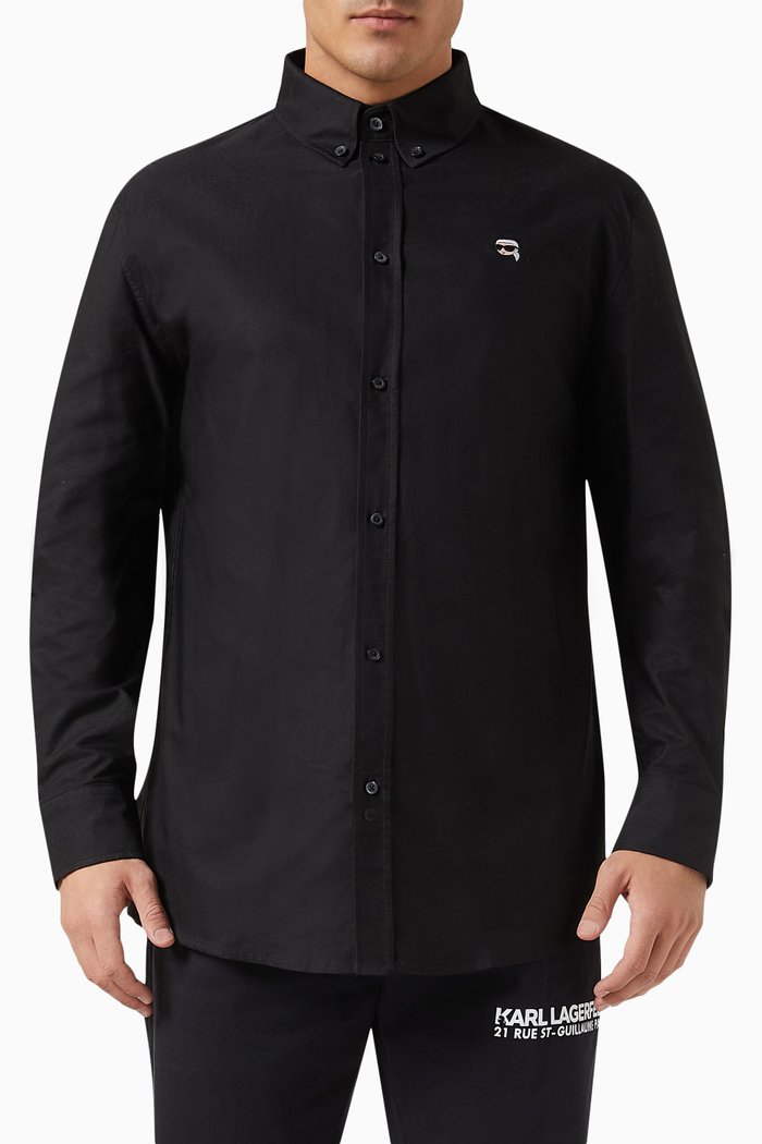 

Ikonik 2 Shirt in Cotton-poplin, Black