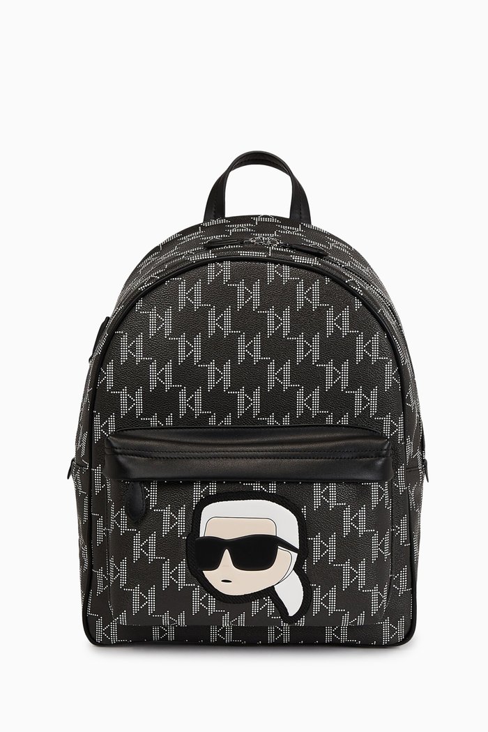 

K/Ikonik 2.0 Monogram Backpack, Black