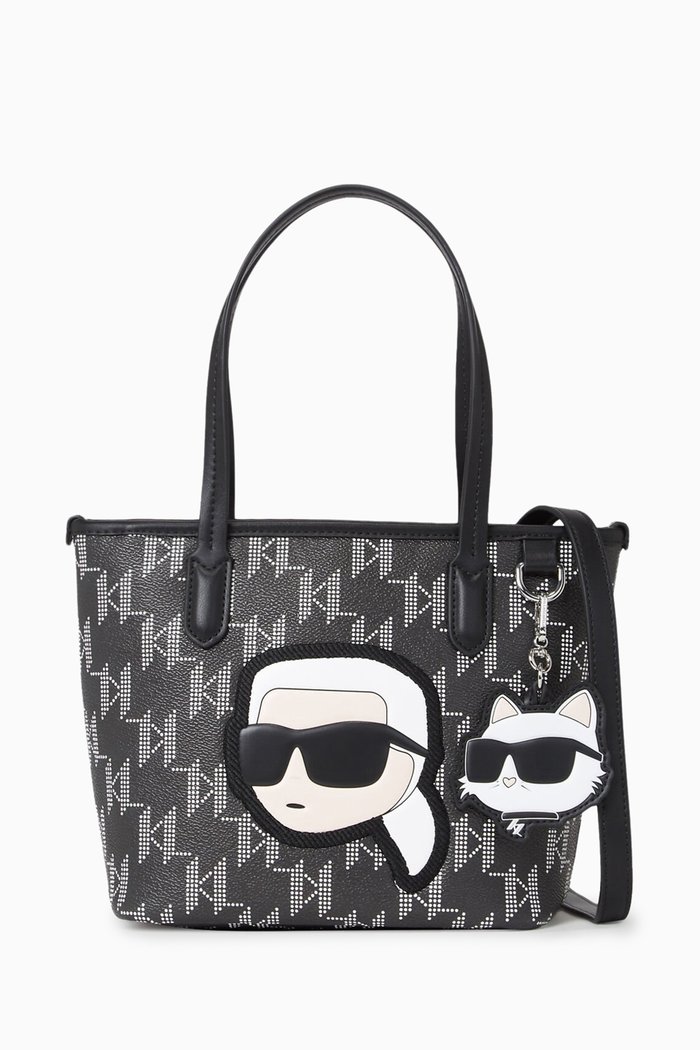 

Small K/Ikonik Tote Bag, Black