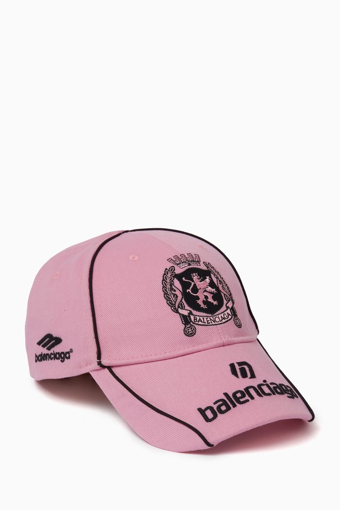 

Paris Soccer Cap in Cotton Drill, Pink