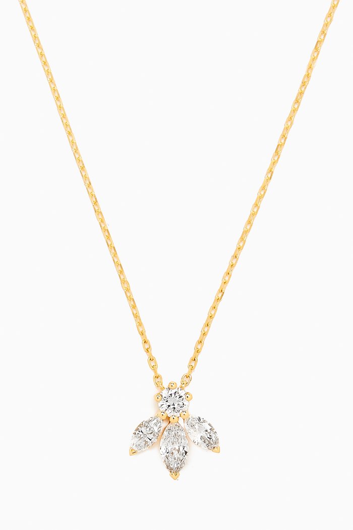 

Pixie Wings Diamond Necklace in 18kt Gold, White