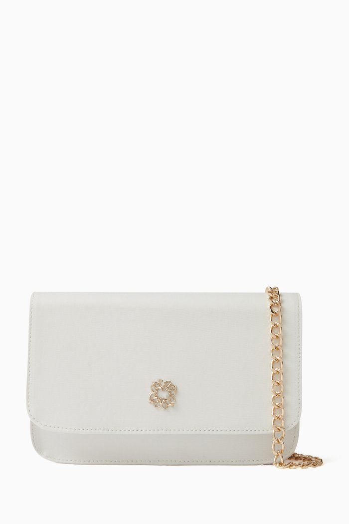 

Logo-embellished Cross-body Bag, Neutral