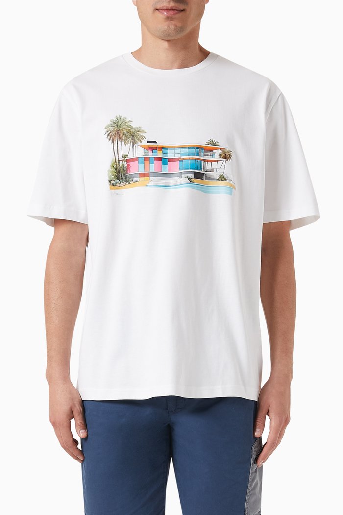 

Dean T-shirt in Cotton-jersey, White