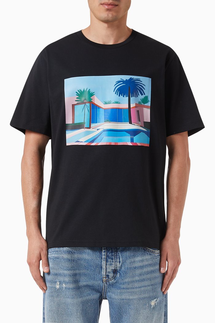 

Dean T-shirt in Cotton-jersey, Black