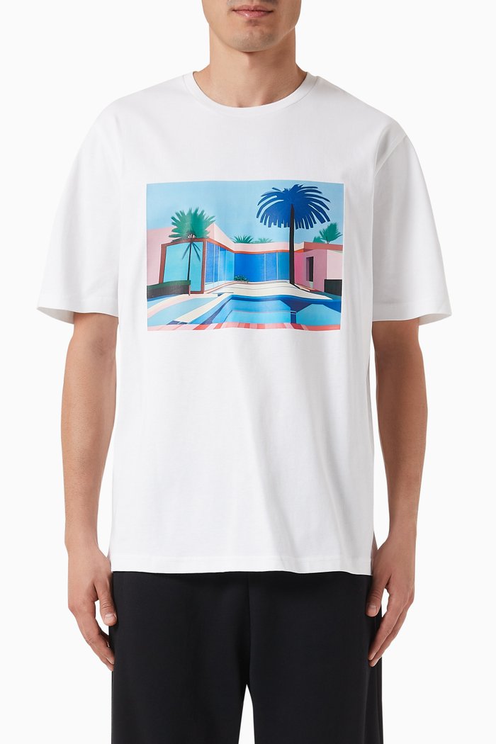 

Dean T-shirt in Cotton-jersey, White