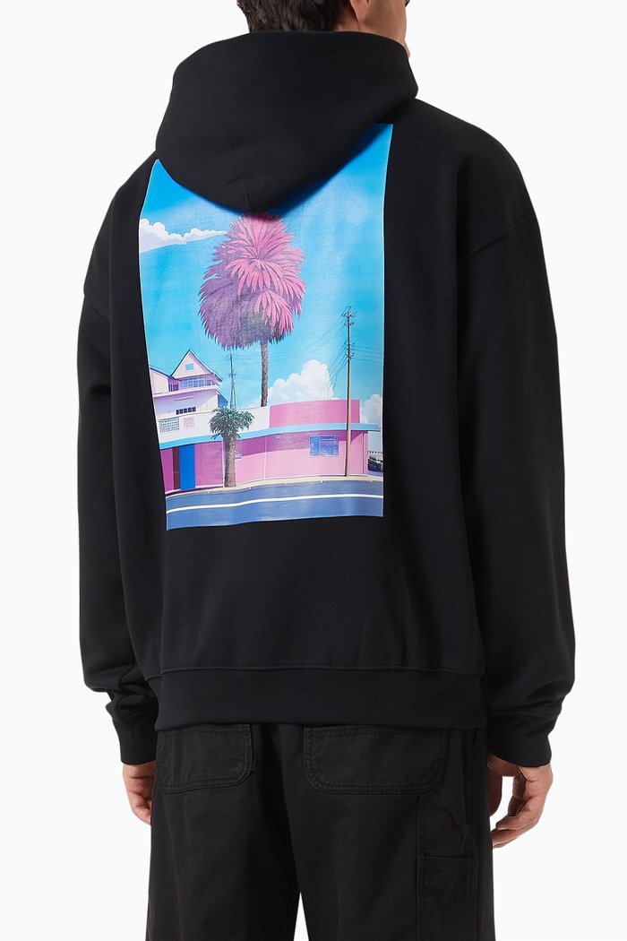 

Oliver Hoodie in Cotton-fleece, Black
