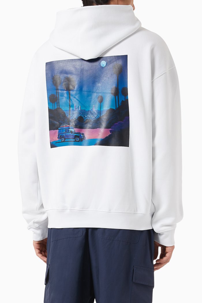 

Oliver Hoodie in Cotton Blend, White