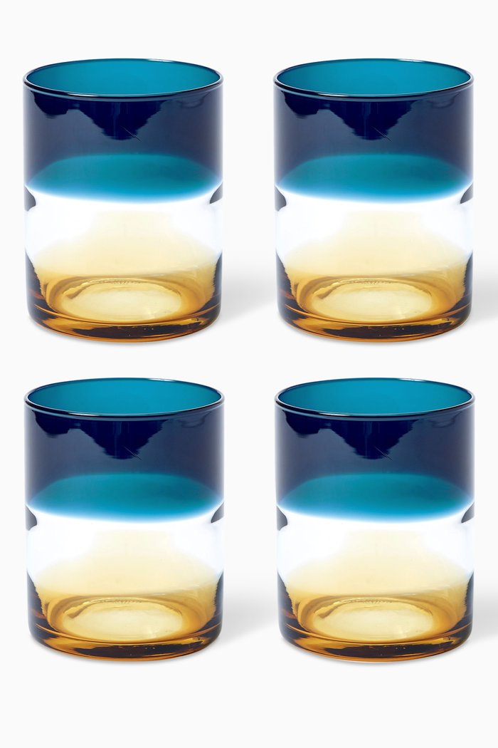 

Ombre Tumbler in Glass, Blue