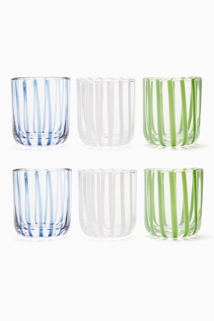 

Line Tumbler in Glass, 340ml, Multicolour