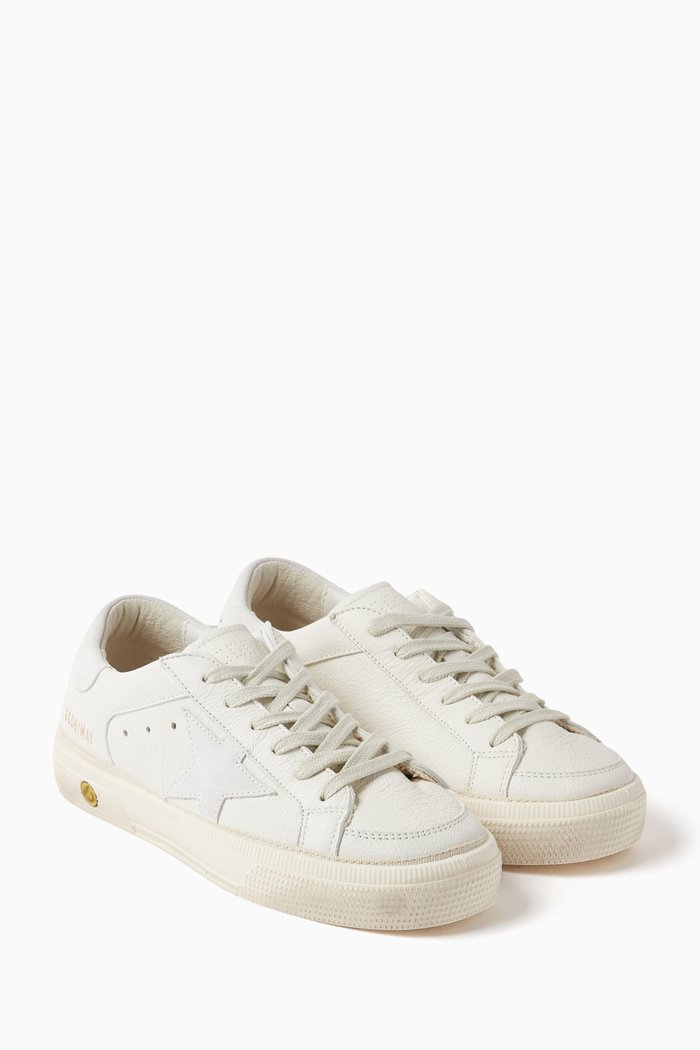 May Sneakers in Suede, White