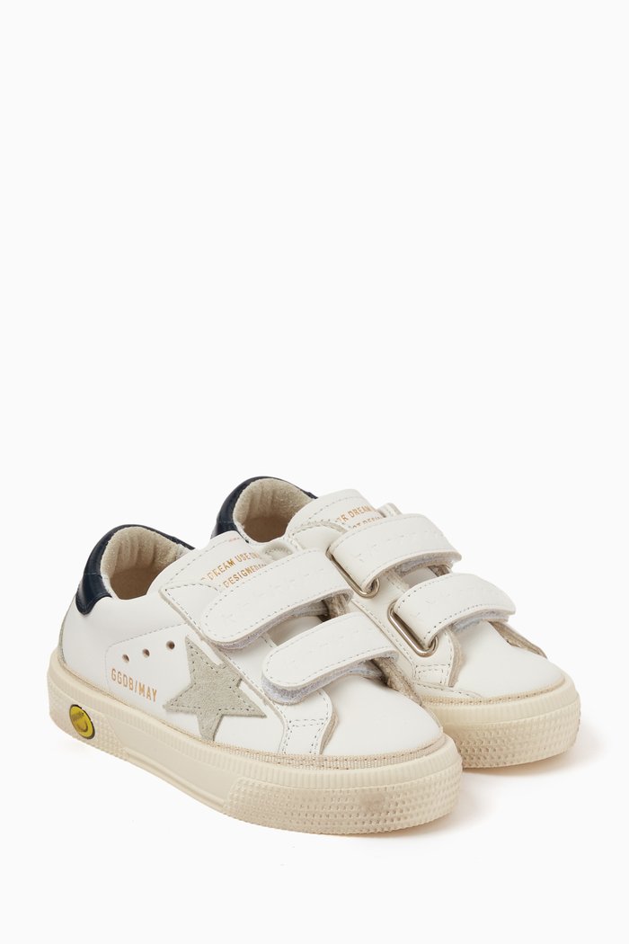 

May School Sneakers in Leather, White