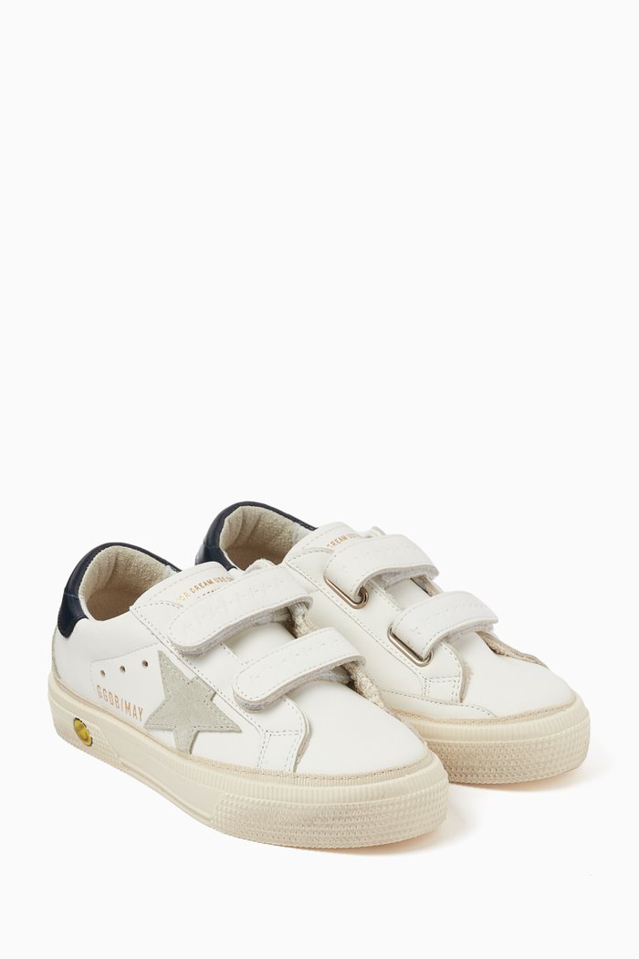 

May School Sneakers in Leather, White